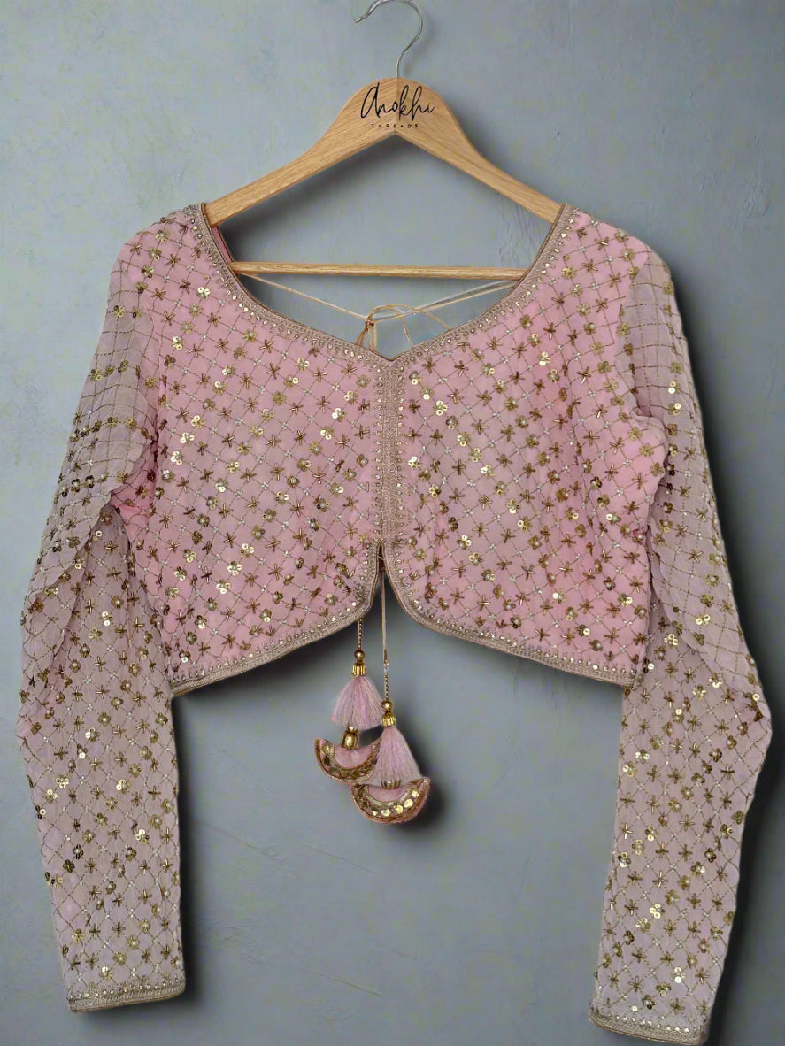 All Over Embroidered Blouse