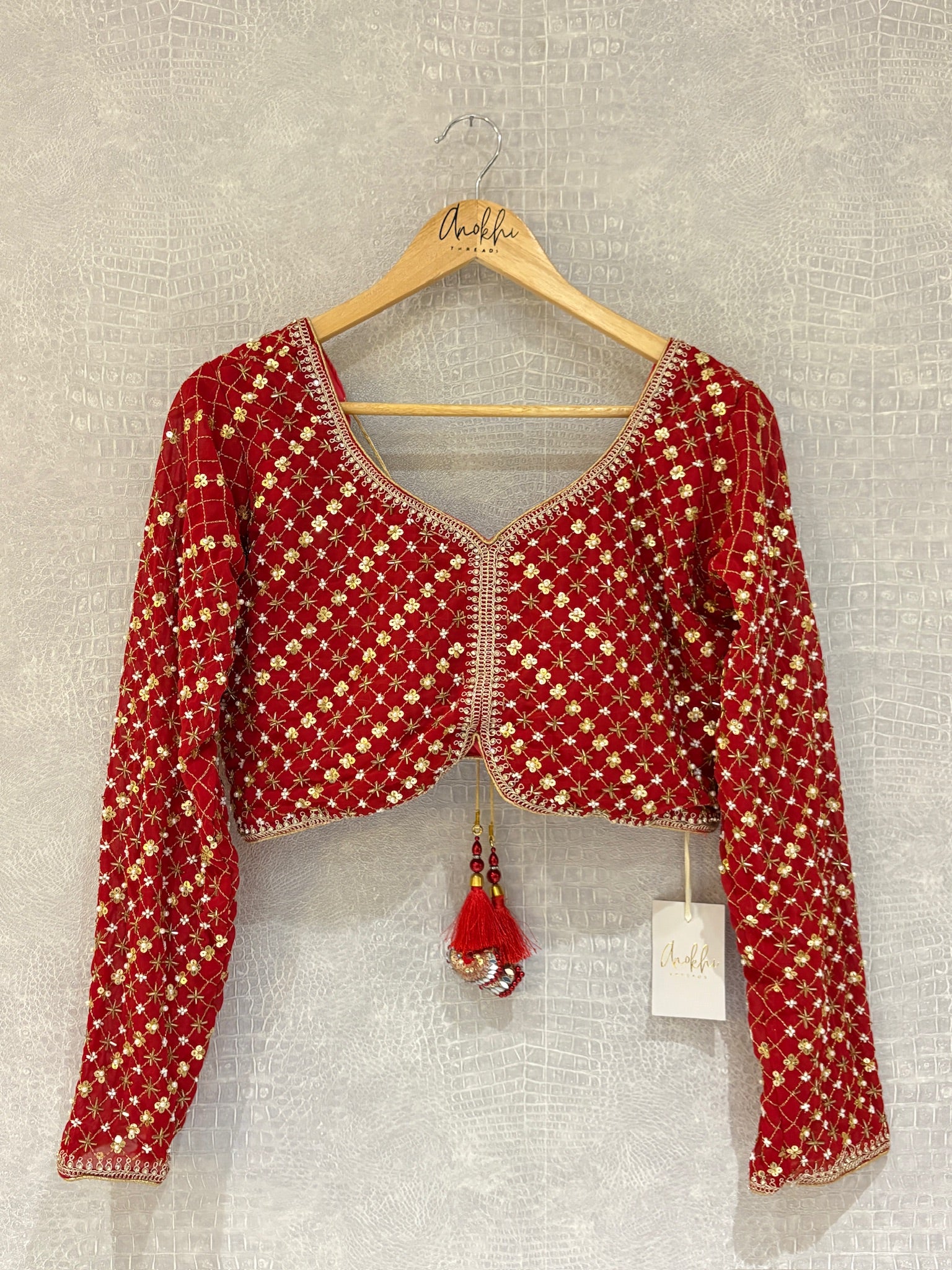 All Over Embroidered Blouse