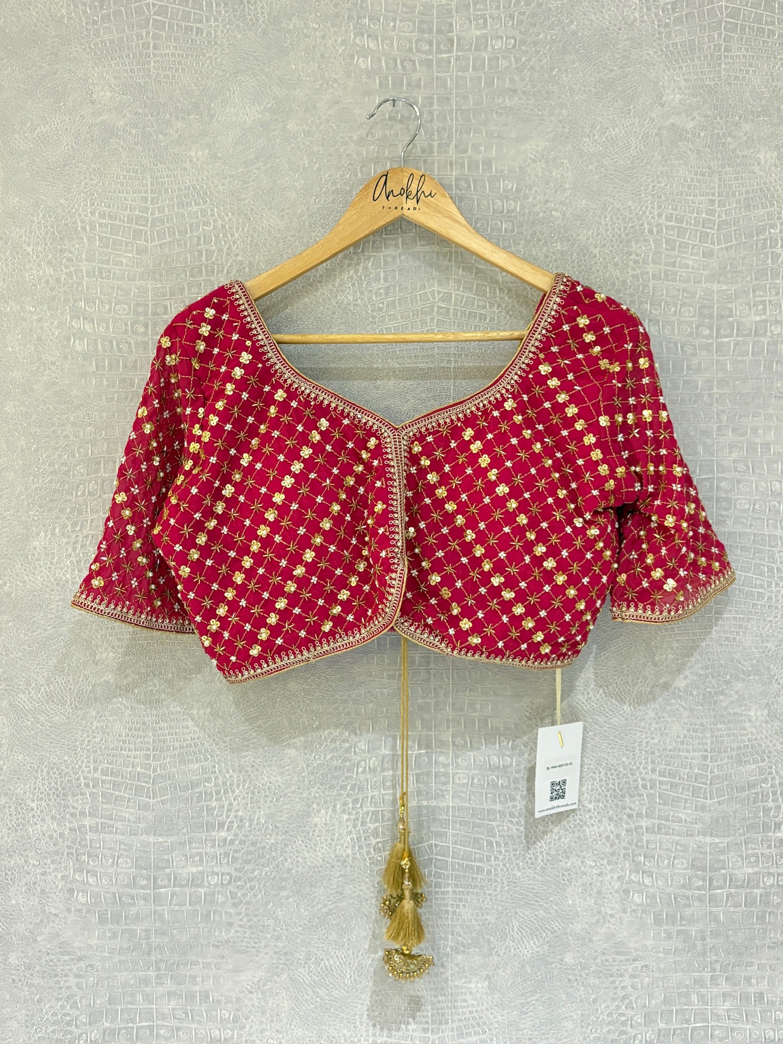 All Over Embroidered Blouse