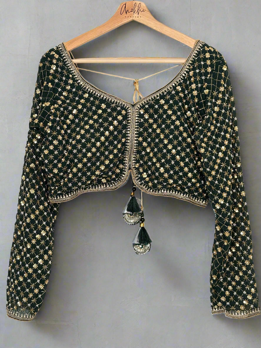 All Over Embroidered Blouse