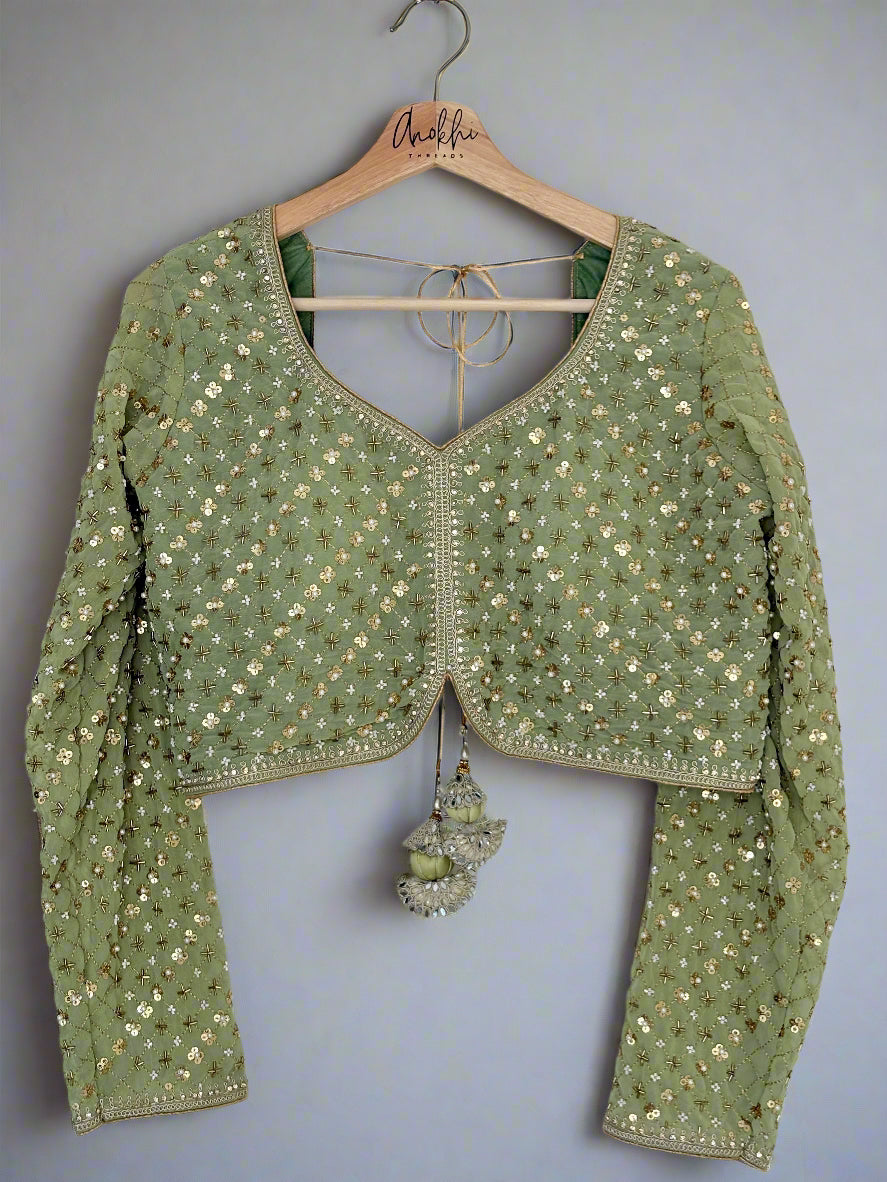 All Over Embroidered Blouse