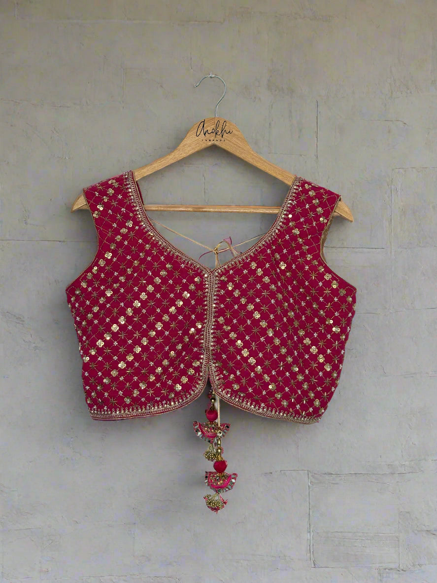 All Over Embroidered Blouse