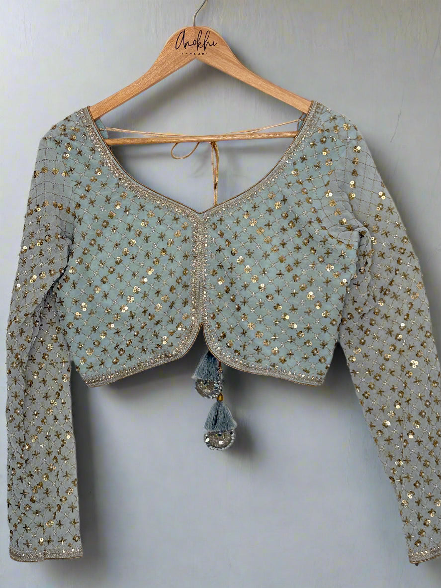 All Over Embroidered Blouse