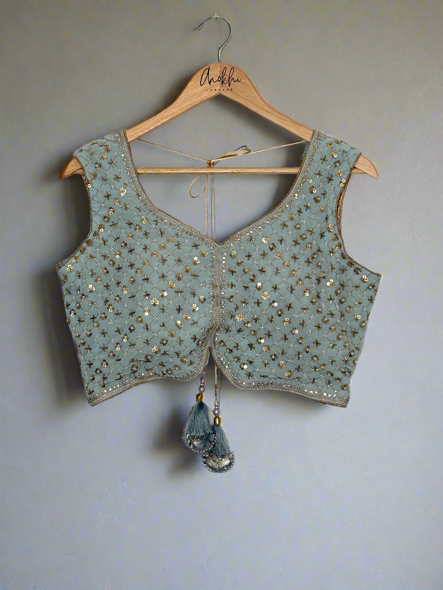 All Over Embroidered Blouse