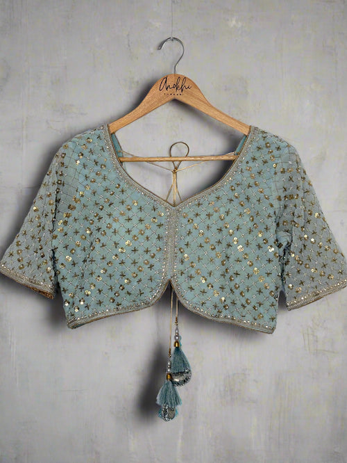 All Over Embroidered Blouse