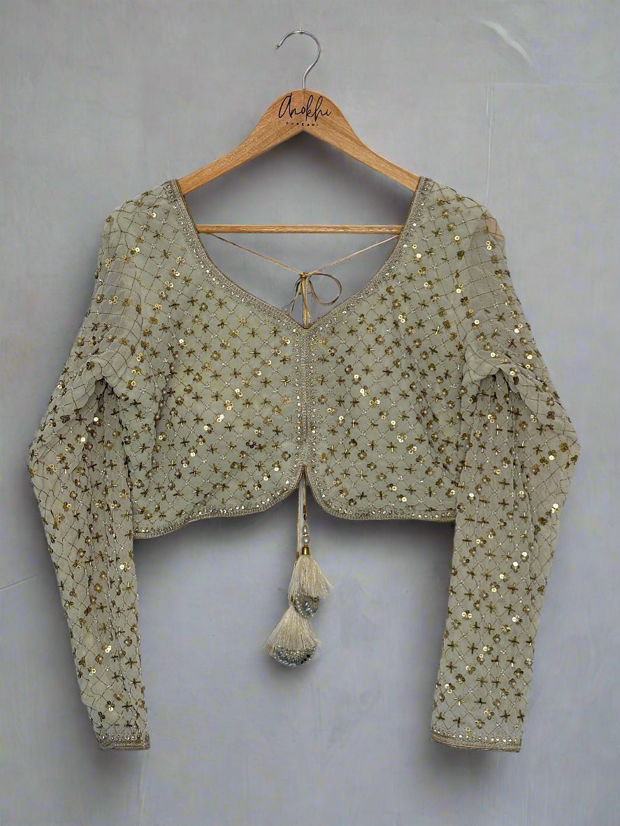 All Over Embroidered Blouse