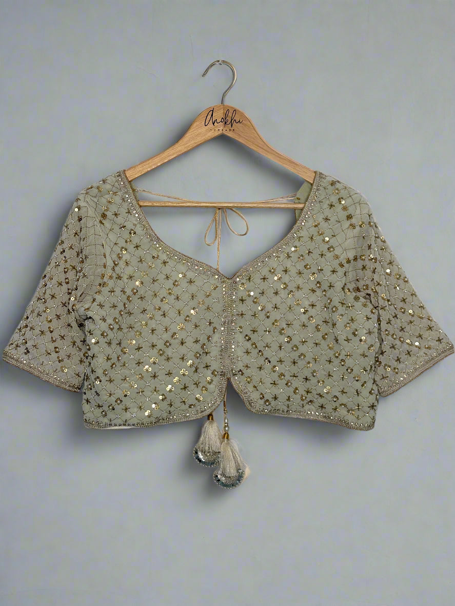 All Over Embroidered Blouse