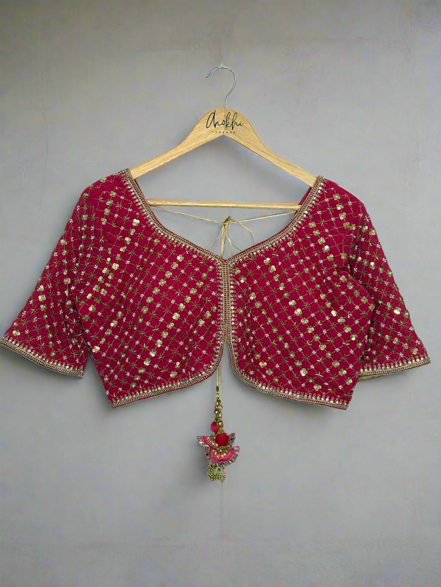All Over Embroidered Blouse