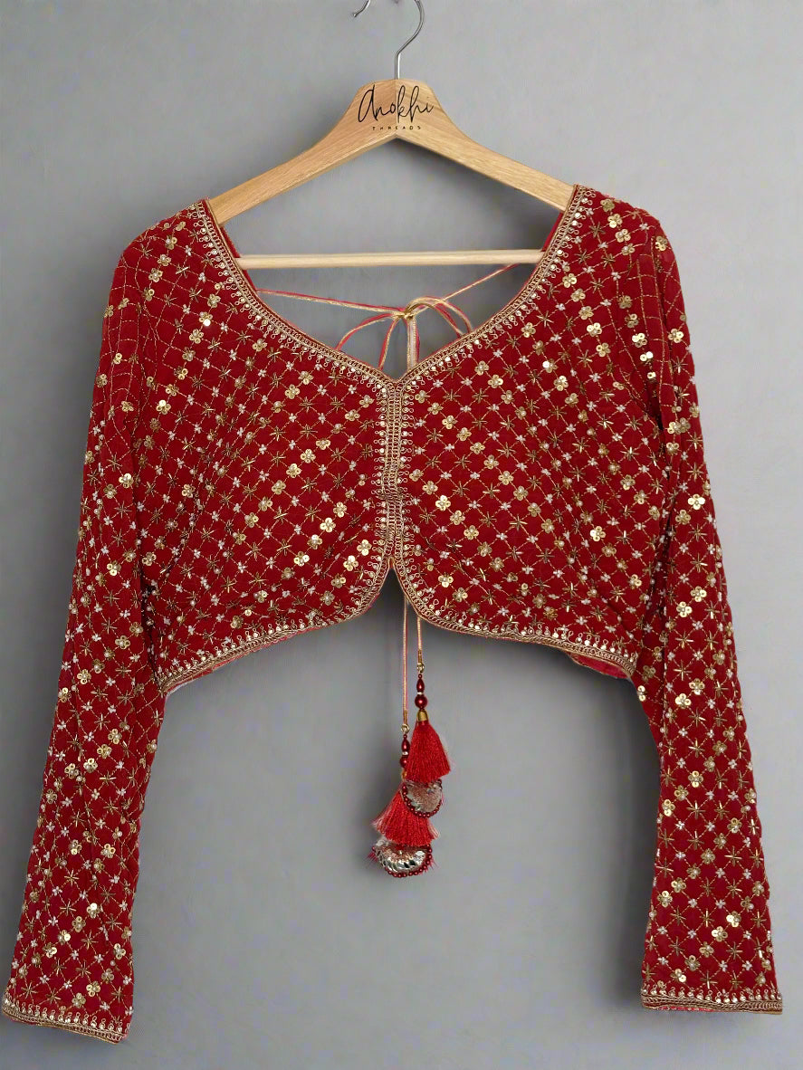 All Over Embroidered Blouse