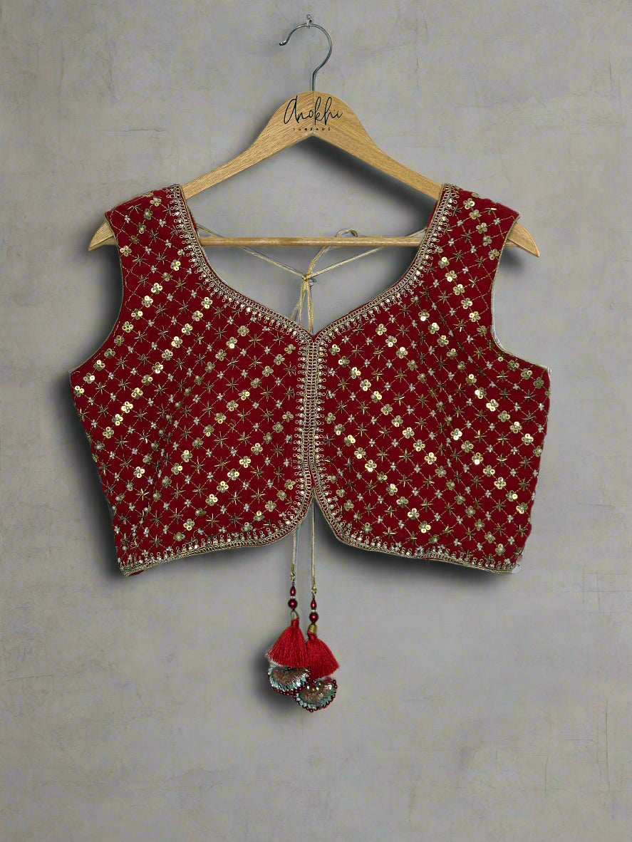 All Over Embroidered Blouse