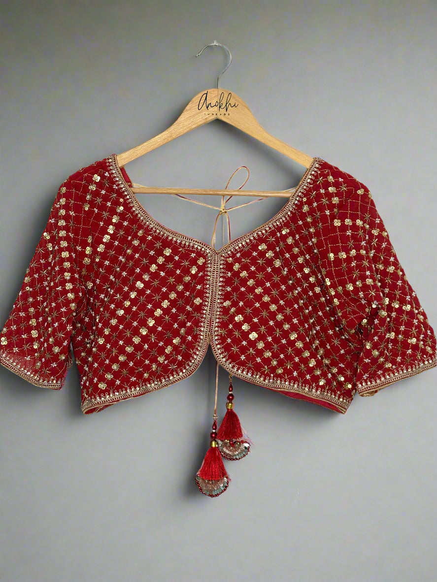 All Over Embroidered Blouse