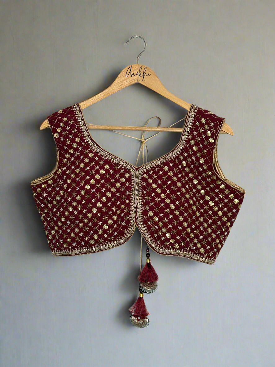 All Over Embroidered Blouse